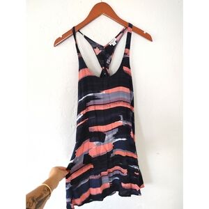 Pink navy sundress